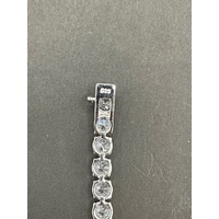 Ladies 925 Sterling Silver Tennis Bracelet