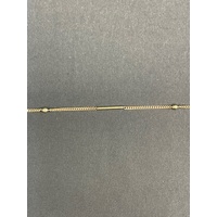 Ladies 9ct Yellow Gold Double Link Bracelet