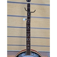 Tennessee 5 String Banjo Bluegrass Style with Extra Remo Head and Banjo Strap
