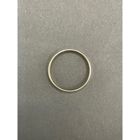 Unisex 10ct Yellow Gold Plain Band Ring