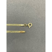 Ladies 18ct Yellow Gold Snake Link Necklace