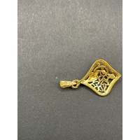 Ladies 21ct Yellow Gold Fancy Pendant