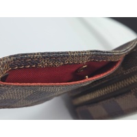 Louis Vuitton Geronimos Damier Ebene Brown Body Bag Crossbody Shoulder Bag