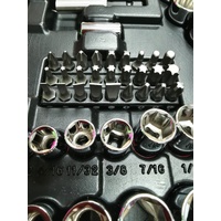 ToolPRO 198 Piece Automotive Tool Set 1/4 3/8 1/2 Inch Drive with Hard Case