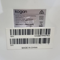 Kogan SmarterHome Air Purifier 80W KASMTPRIFRA 5 Stage H13 HEPA Filter