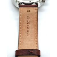 Tommy Hilfiger TH.248.1.20.1820 Mens Watch 46mm Blue Dial Brown Leather Strap