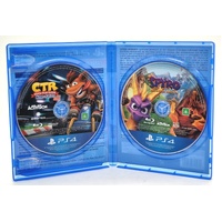 Crash Team Racing Nitro-Fueled and Spyro Reignited Trilogy PS4 Game Bundle