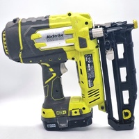 Ryobi 18V ONE+ R18NL16 AirStrike Nail Gun Kit with 2.5Ah Battery Charger and Bag