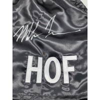 Mike Tyson HOF Signed Boxing Trunks Large with PSA COA Authentic Gear