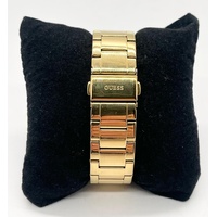 GUESS Ladies Gold Tone Crystal Set Multifunction Watch GW0320L2 36mm