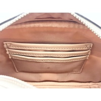 GUESS Pennywise Crossbody Bag White Faux Leather Logo Adjustable Strap