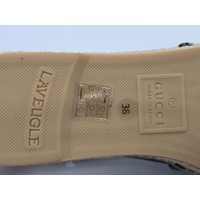 Gucci GG Supreme Bee Espadrilles Size 7 US Women's Canvas Shoes