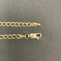 Unisex 9ct Yellow Gold Curb Link Necklace