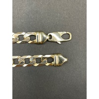 Mens 9ct Yellow Gold Curb Link Necklace