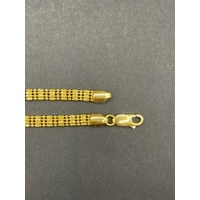 Unisex 22ct Yellow Gold Fancy Link Necklace