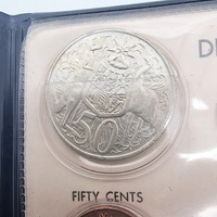 Australian Decimal Currency First Issue 1966 Coin Set Vintage Collectible