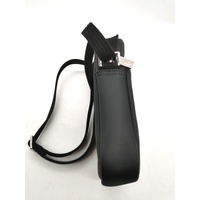 Lacoste Black Side Satchel Bag Adjustable Strap Compact 21x15x5cm