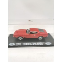 Ford Mustang Mach 1 Year 1971 Red 1:43 Greenlight Limited Edition Car