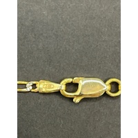 Unisex 14ct Yellow Gold Figaro Link Necklace