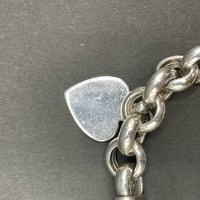 Ladies 925 Sterling Silver Belcher Link Bracelet