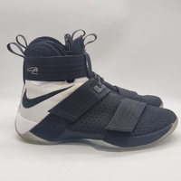 Nike LeBron Soldier 10 Black White 844378-001 Mens Shoes Size 12 US