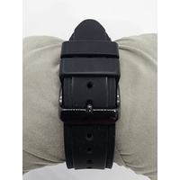 Guess Charter Mens Black Silicone Watch GW0362G1 Quartz 42mm Analog