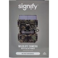 Signify EA2476 Wildlife Camera Solar Powered 20MP HD Infrared IP66