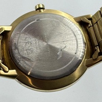 Armani Exchange Gold Tone Stainless Steel Watch Cayde AX7119 and Bracelet