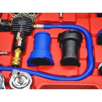 28PC Universal Radiator Pressure Tester Vacuum Kit Cooling Leak Tool