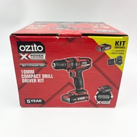 Ozito PXCDK-150 18V Li-Ion 10mm Compact Drill Driver Kit Cordless