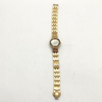 Citizen Ladies Gold Tone Eco-Drive Watch Mother of Pearl Crystal Bezel
