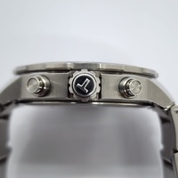 Tissot Quickster Chronograph Mens Watch Blue Dial Silver T095417A