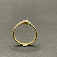 Ladies 18ct Yellow Gold Diamond Ring