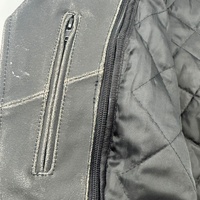 Rhino Leather Brando 6 Mens 4XL Distressed Riding Jacket Genuine Leather