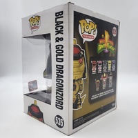 Mighty Morphin Power Rangers Black Gold Dragonzord Funko Pop 535 2017 Exclusive
