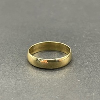 Unisex 18ct Yellow Gold Plain Wedding Band Ring