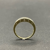 Ladies 9ct Yellow Gold Diamond Band Ring