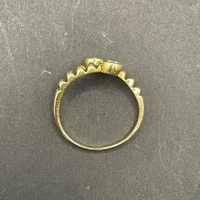 Ladies 18ct Yellow Gold Diamond Ring