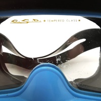 GSD Smeralda Vintage Scuba Mask Tempered Glass Collectible Mod. Media