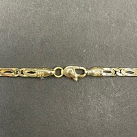 Unisex 14ct Yellow Gold Birdseye Link Necklace