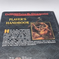 TSR Players Handbook AD&D 2nd Edition Advanced Dungeons Dragons RPG