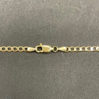 Unisex 9ct Yellow Gold Curb Link Necklace