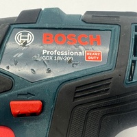Bosch 18V Combo Kit Hammer Drill GSB 85C Impact Driver GDX 200 5.0Ah Battery
