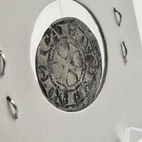 France Poitou Richard Coeur de Lion Silver Denarius 1189-1199 Medieval Coin