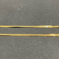 Ladies 18ct Yellow Gold Fancy Link & Heart Pendant Necklace