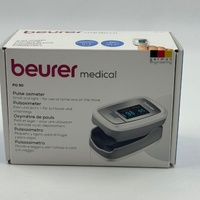Beurer PO 30 Pulse Oximeter Fingertip Blood Oxygen and Heart Rate Monitor