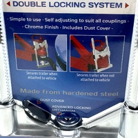 Ark ATL155 Heavy Duty Trailer and Tow Bar Lock Kit Same Key Secure