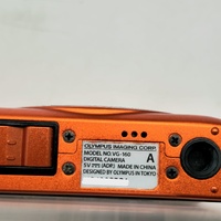Olympus VG-160 Orange Digital Camera 14MP 5x Zoom and Battery Charger