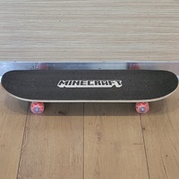 Minecraft 29" Skateboard with Light Up Wheels – Kids Cruiser Board LED Wheels Durable Deck