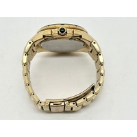 Seiko V198-0AB0 44mm Gold Plated Diamond Coutura Solar Perpetual Watch